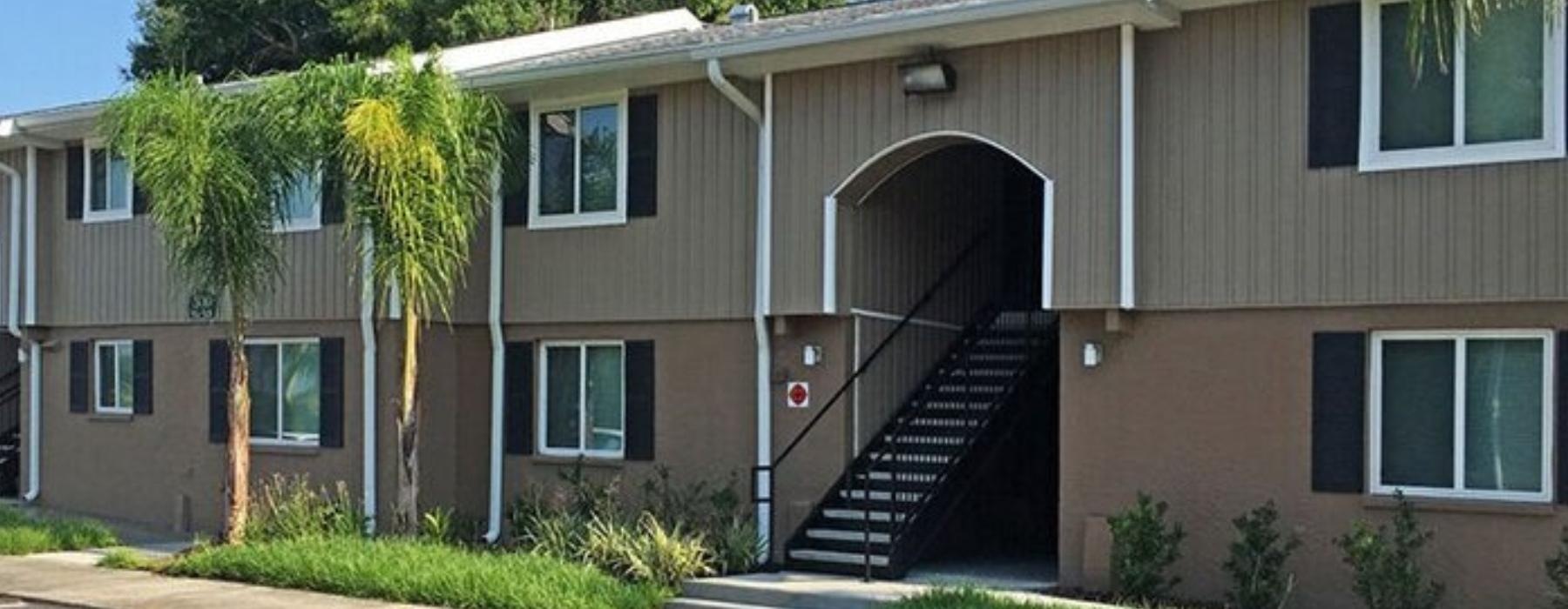 a building with a staircase